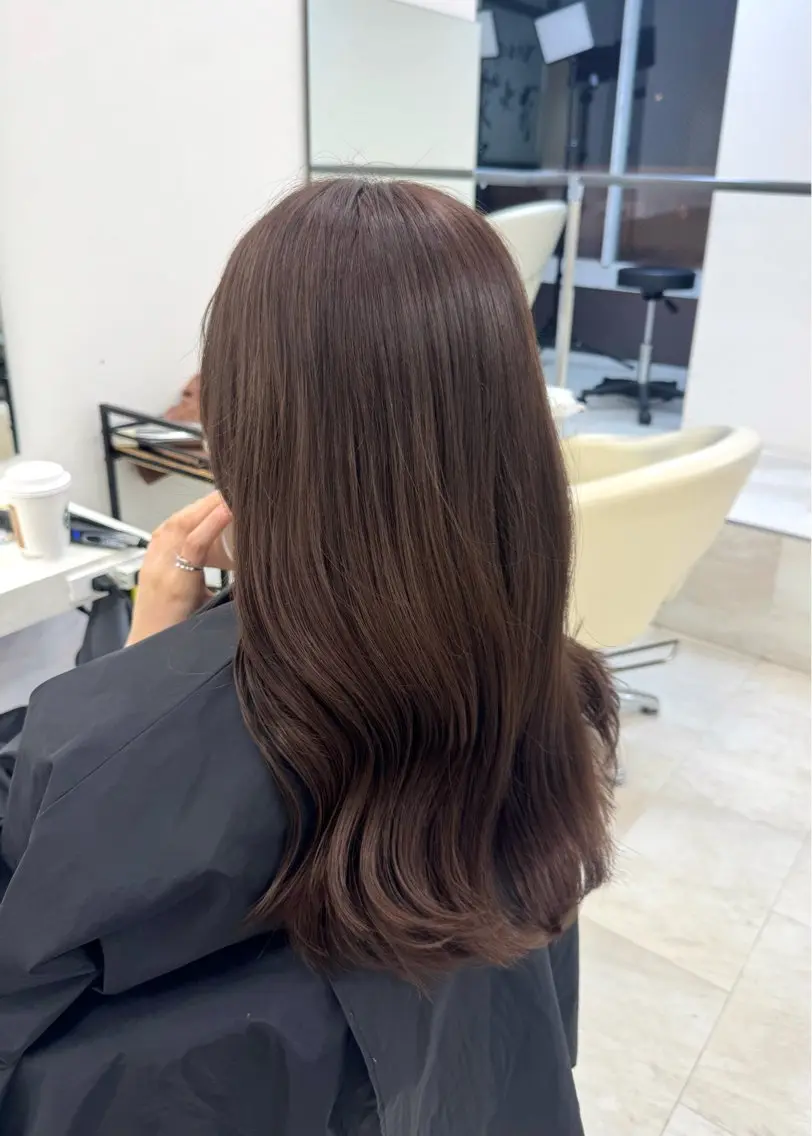 ロング カラー ヘアアレンジ はな ブリーチ ハイトーン/ 渋谷のヘアスタイル