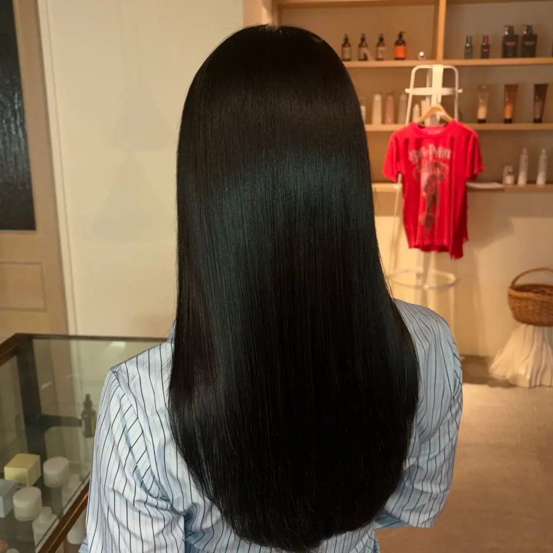 ロング 恵比寿 ユキ 地毛風カラー🌱のヘアスタイル