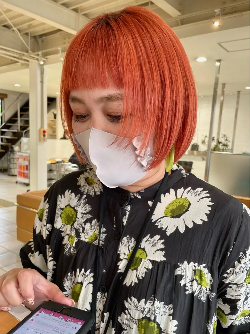 ケアブリーチ+カラー◎ダメージ軽減ハイトーンの写真