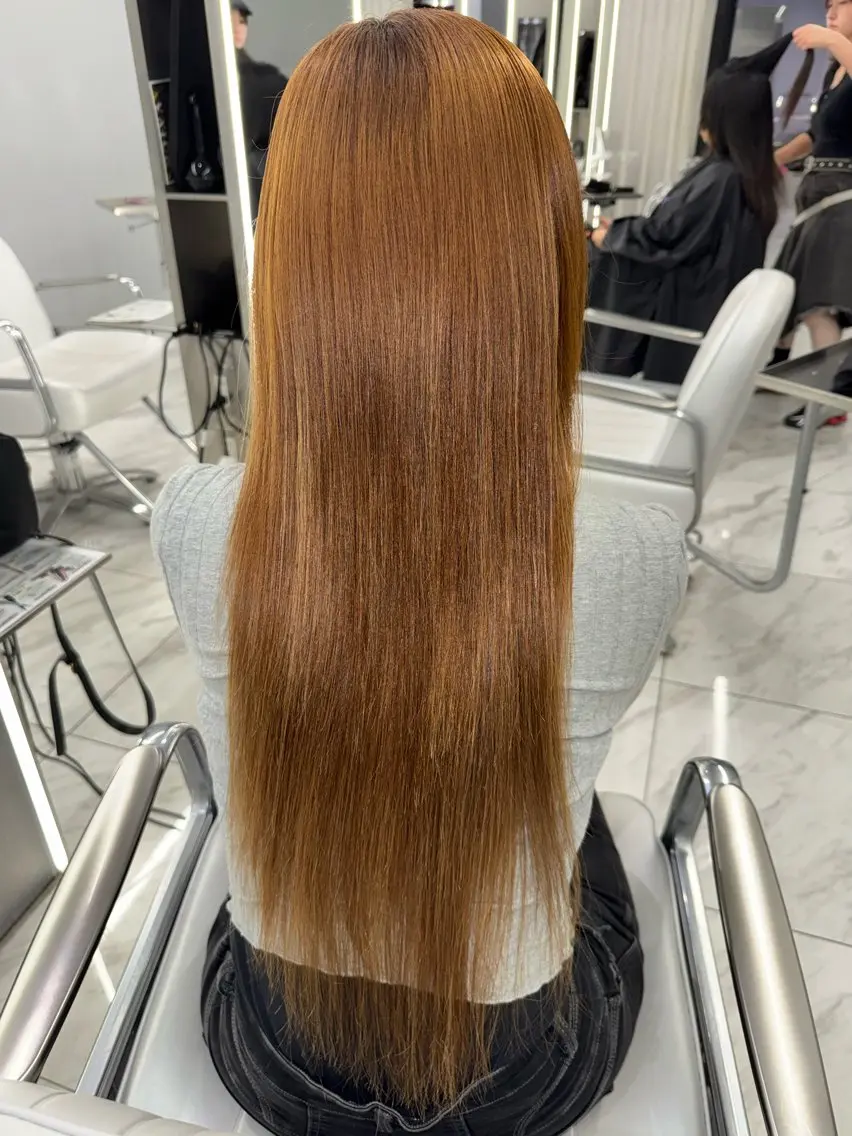 ロング ヘアカラー 新宿ケアカラー🥇 SEIYAのヘアスタイル