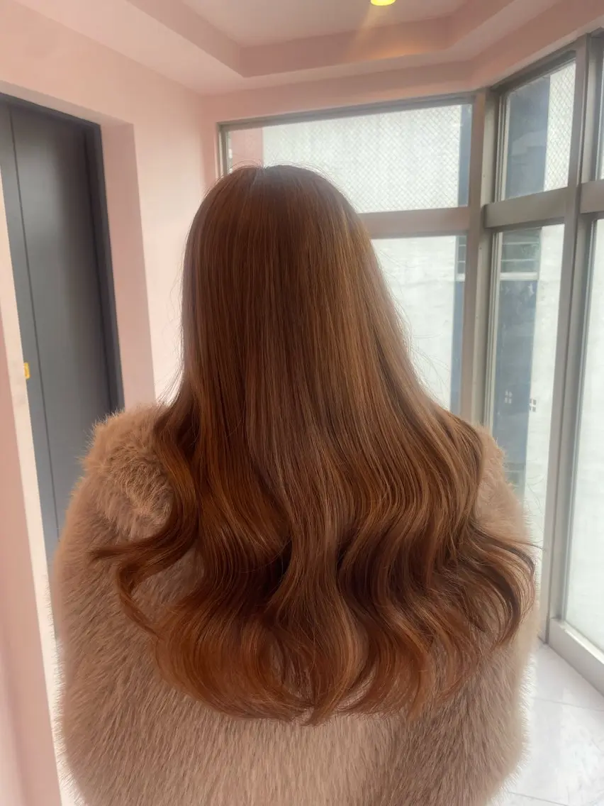 ロング カラー ヘアカラー トリートメント ヘアセット 透明感艶カラー 💛MAHO💛のヘアスタイル