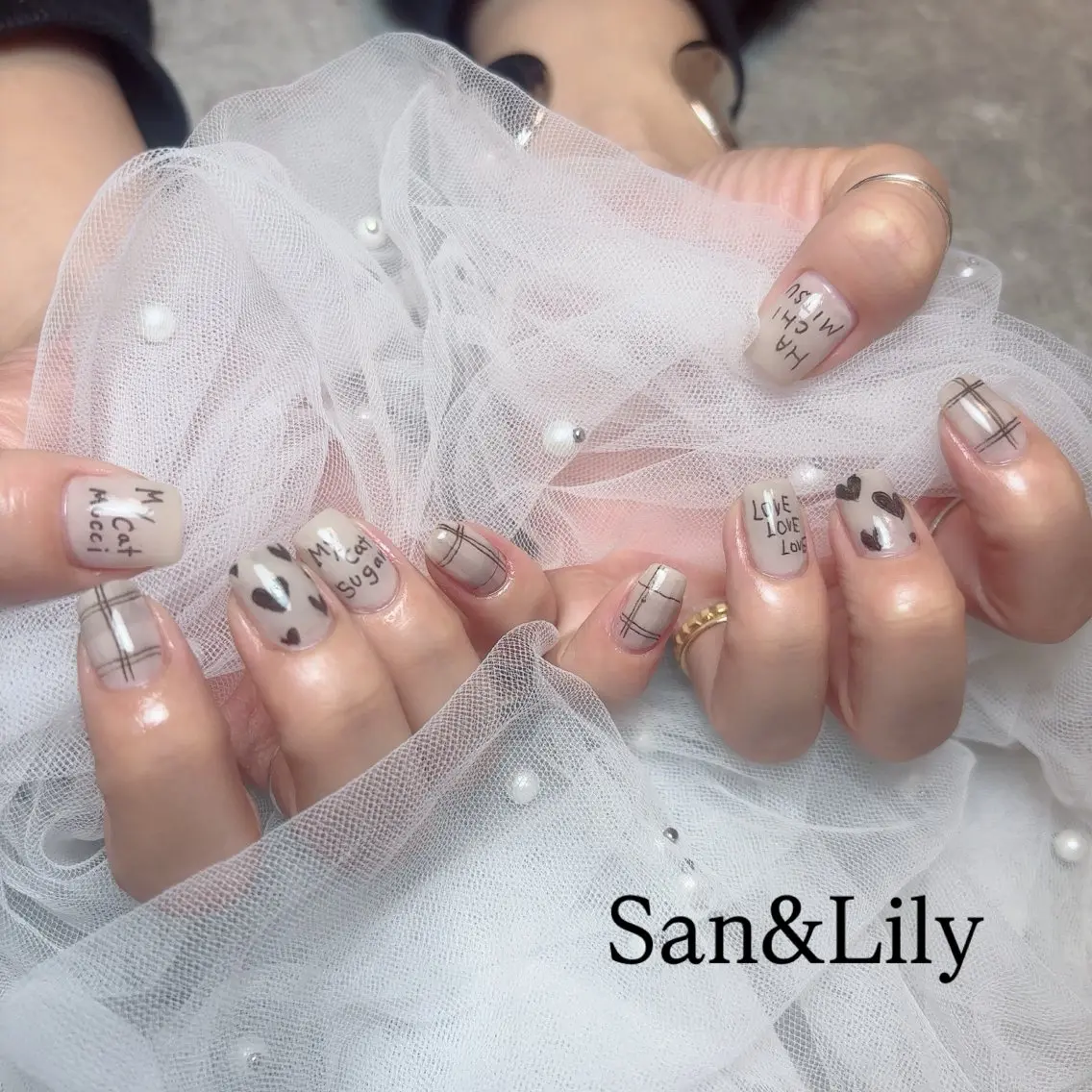 ネイル ハンドネイル San＆Lily madokaのネイルデザイン