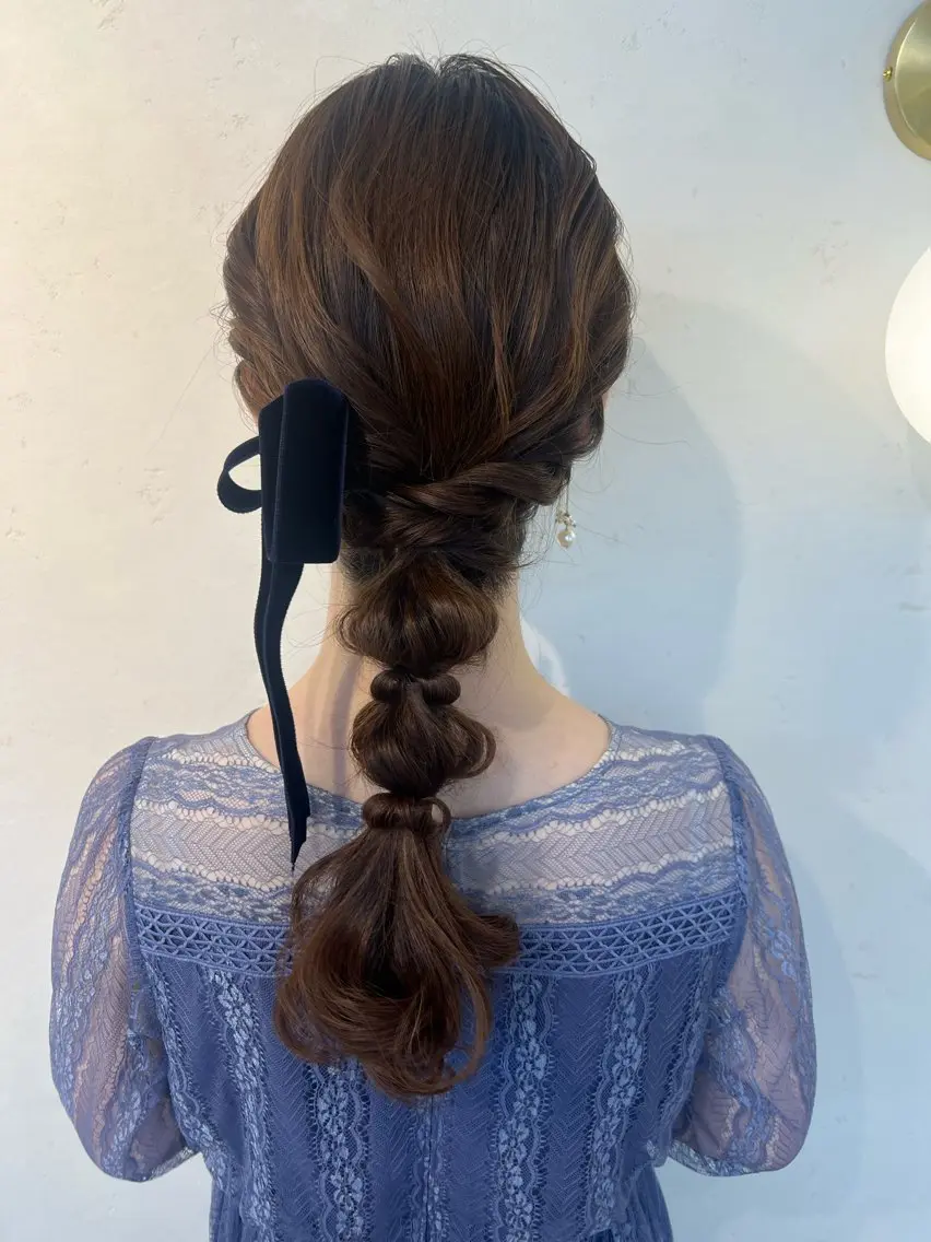 ヘアアレンジ ヘアセット 大人可愛いヘアメイク 💋🧚‍♀️しずかのヘアスタイル