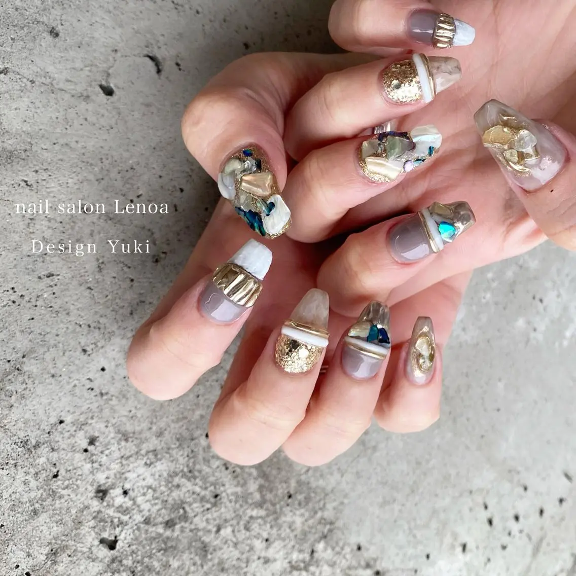 ネイル ハンドネイル Tielu Yukiのネイルデザイン