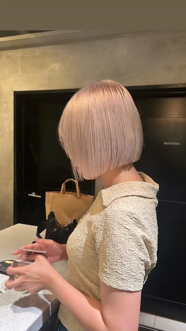 ミディアム カラー カット ヘアカラー トリートメント タナカ カナ🫧のヘアスタイル