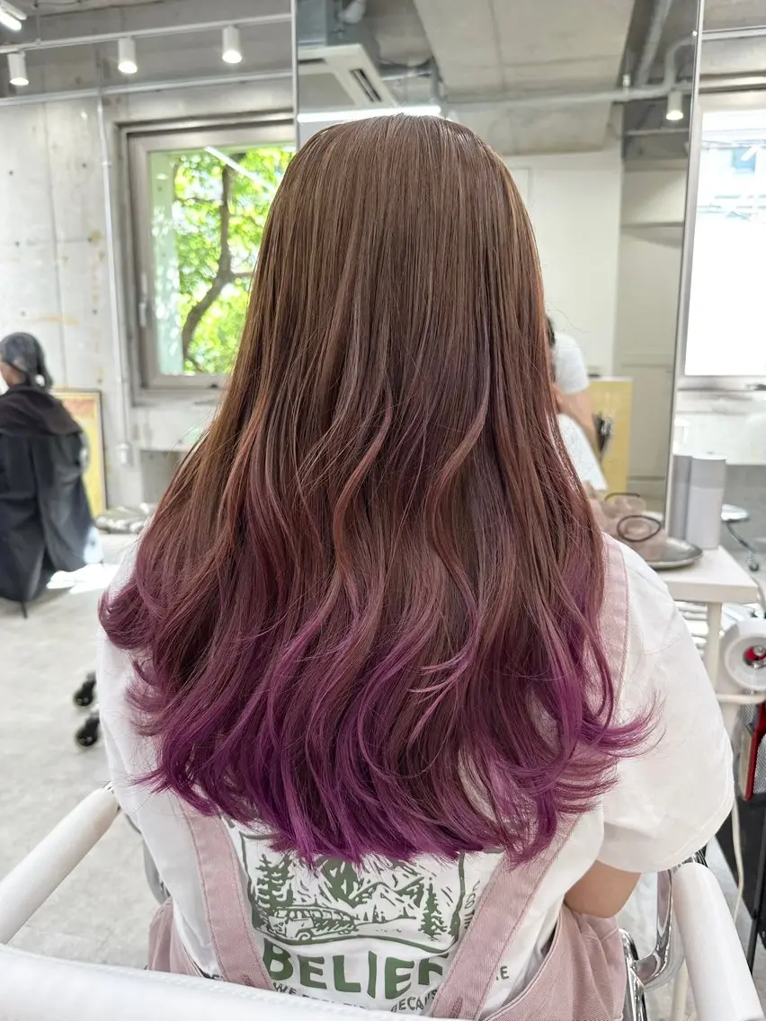 ロング ヘアカラー MAI/髪質改善/ 幹細胞トリートメントのヘアスタイル