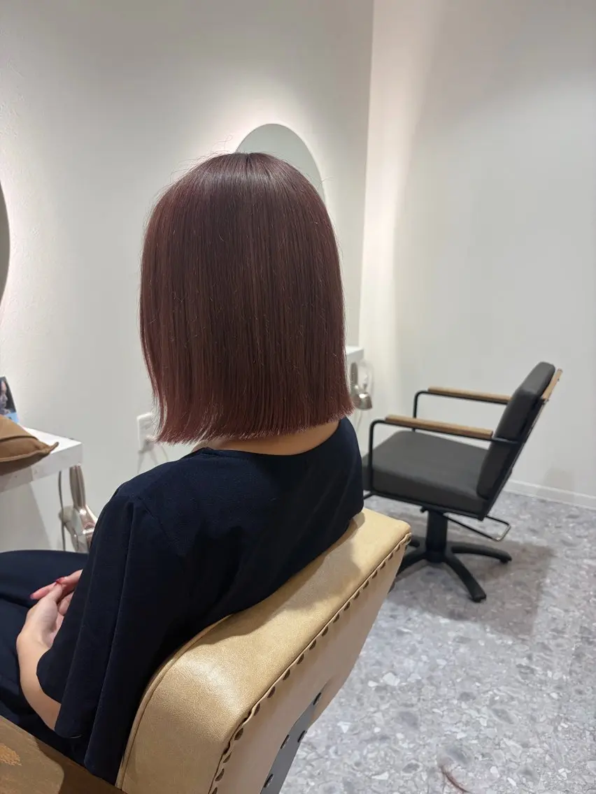 ミディアム オカベ カレン💜のヘアスタイル