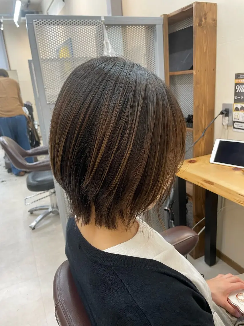 ショート カット I-FLAT 暮石悠菜のヘアスタイル
