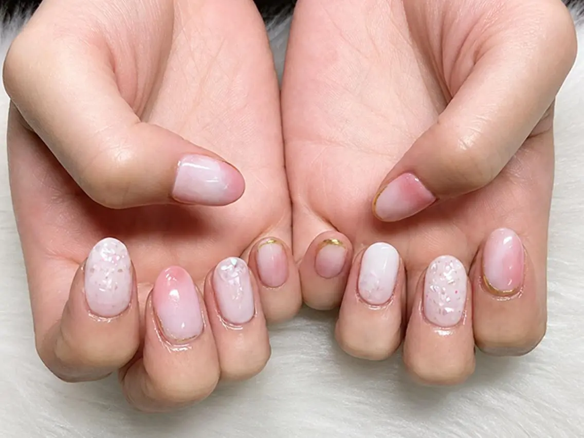 ネイル ピンク ハンドネイル Airi. kのネイルデザイン