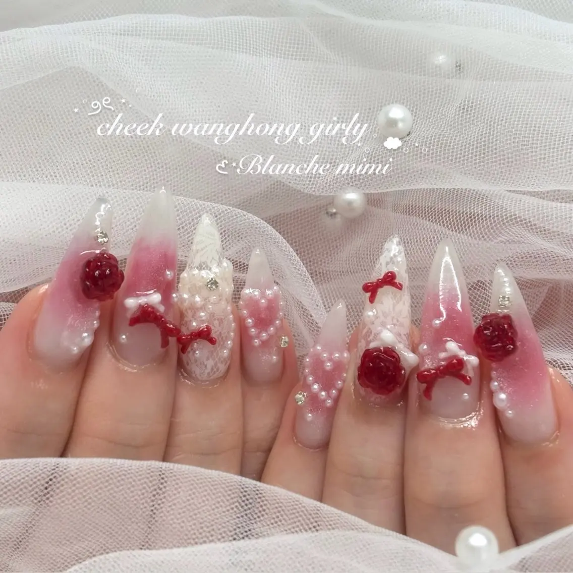 ネイル ハンドネイル Blanche mimi.u_aのネイルデザイン