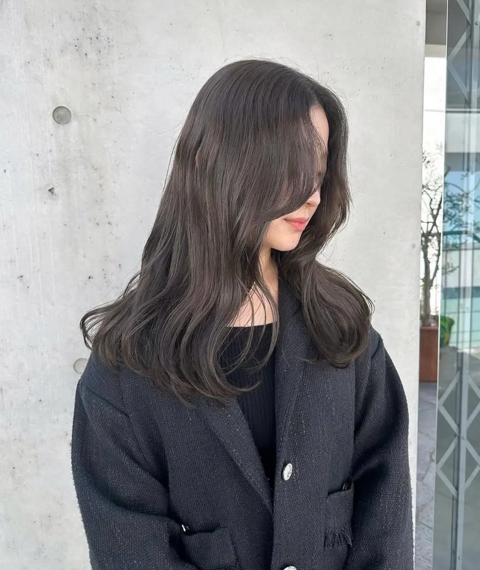 ミディアム カラー ヘアアレンジ 透明感カラー 🎀透明感カラーෆ 🪄Maikoのヘアスタイル