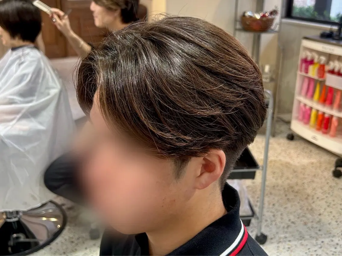ショート パーマ メンズ カット パーマ SAN./メンズ 限定/Ayanaのヘアスタイル
