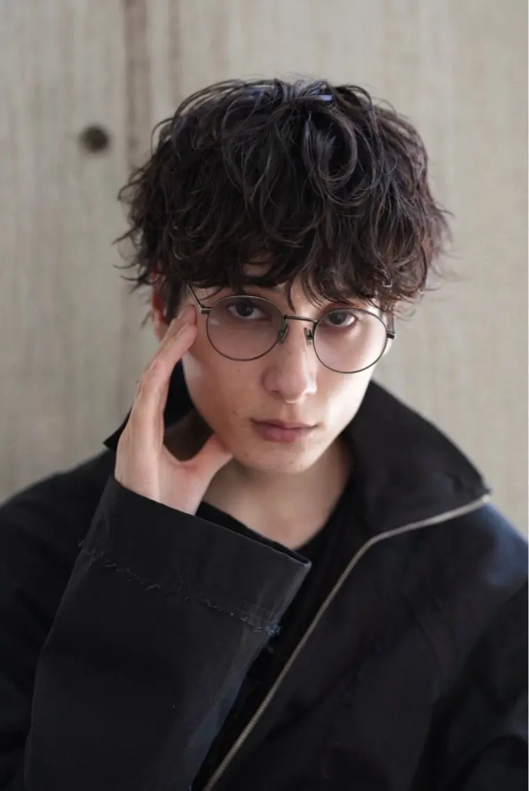 パーマ メンズ カット パーマ 安藤幹人 メンズパーマのヘアスタイル