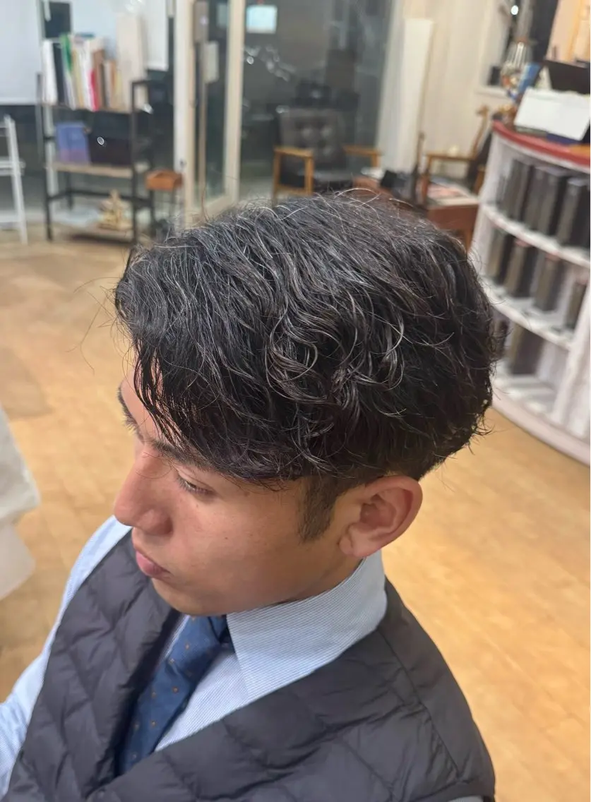 パーマ メンズパーマ特化若山 結愛のヘアスタイル