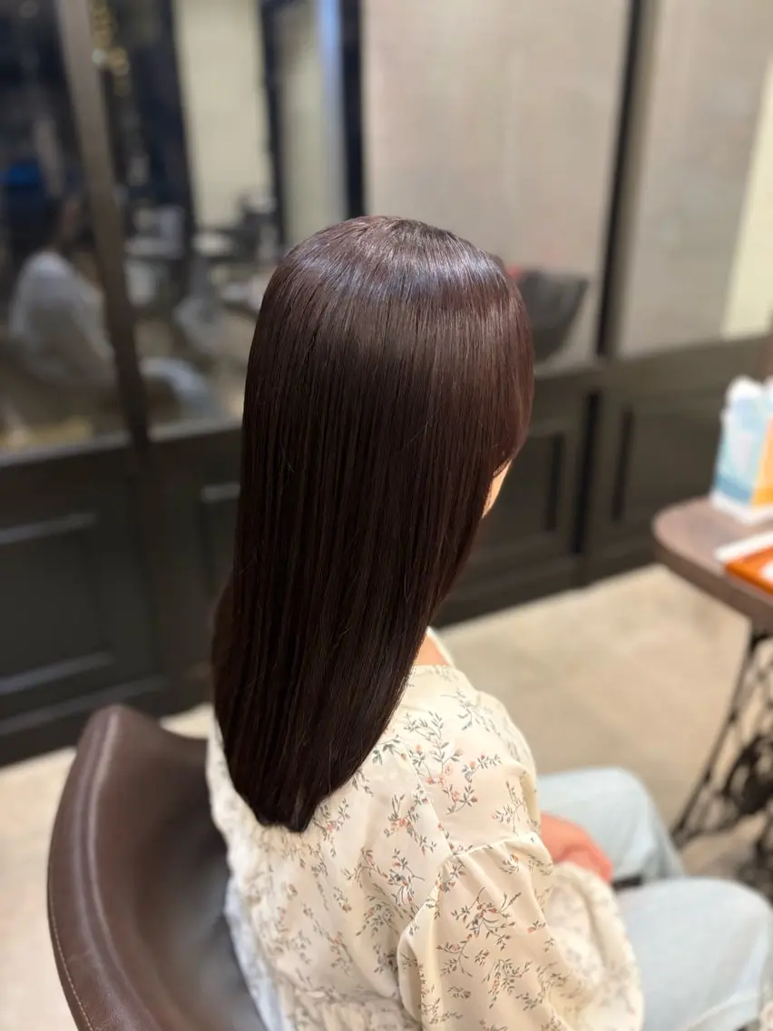 ロング カラー ヘアカラー トリートメント 山下ちひろ/髪質改善 /メンズ/まつパのマツエク・マツパデザイン