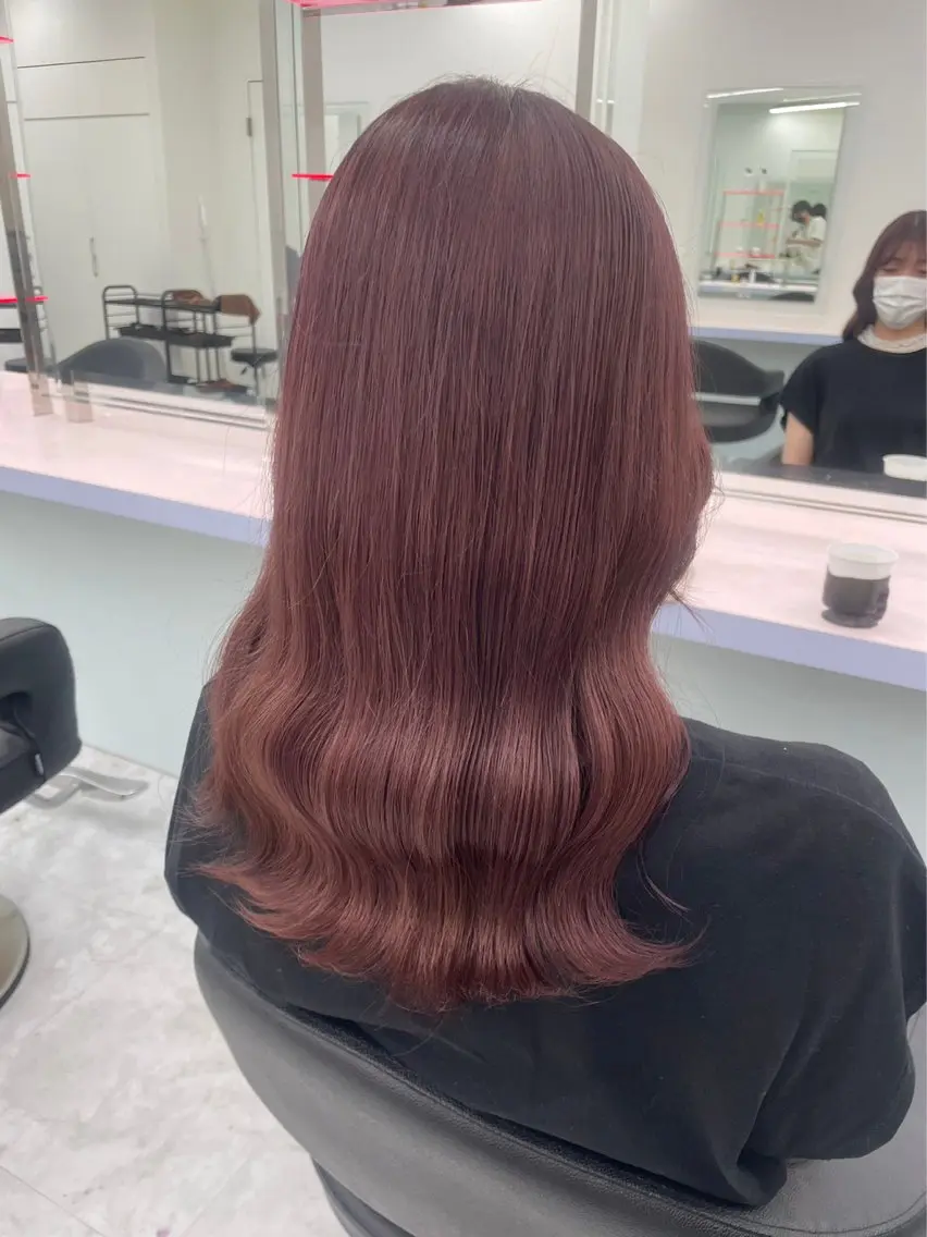 セミロング カラー パーマ ヘアアレンジ メンズ 🤍透明感カラー🤍 似合わせ🤍AINEのヘアスタイル