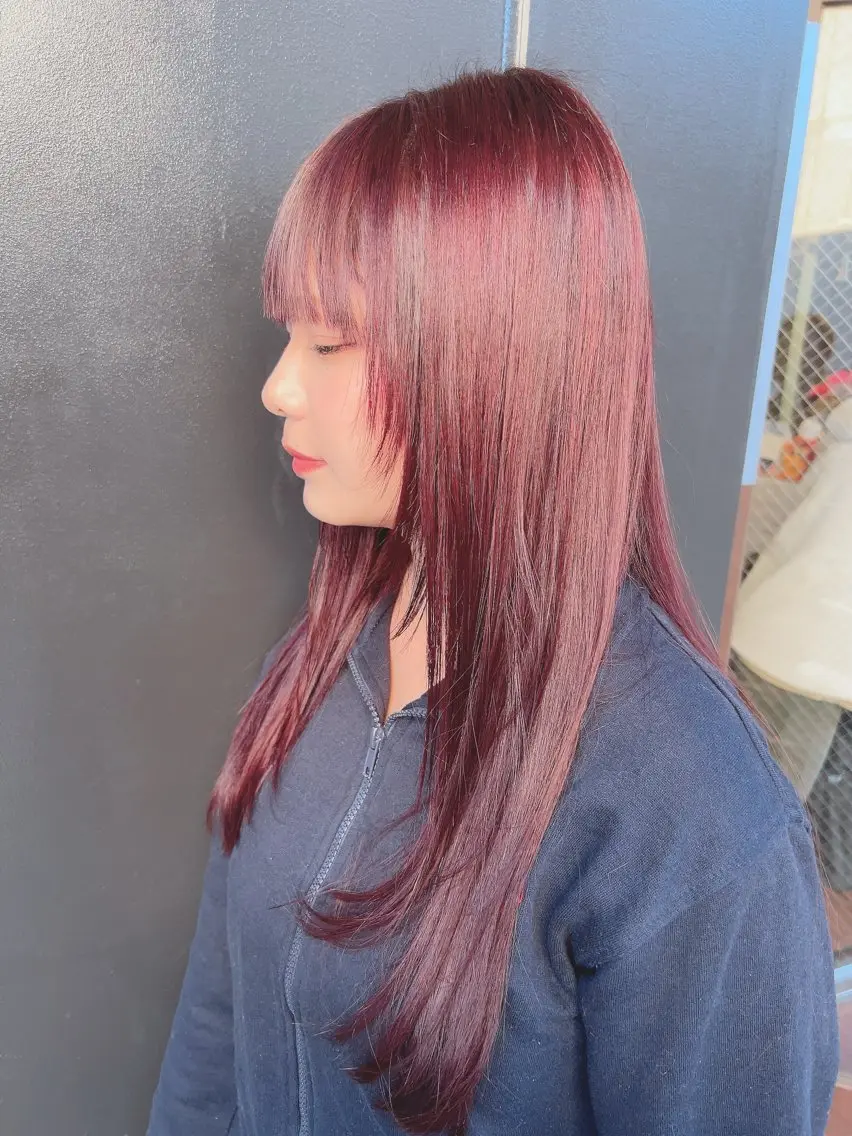 セミロング カット ヘアカラー トリートメント 🦋髪質改善🦋 眞井琴美のヘアスタイル
