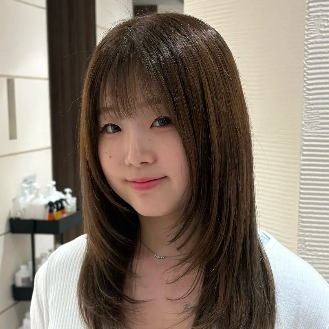 ミディアム カラー ヘアカラー 似合わせカラー/艶髪 /垢抜け/銀座/カナのヘアスタイル