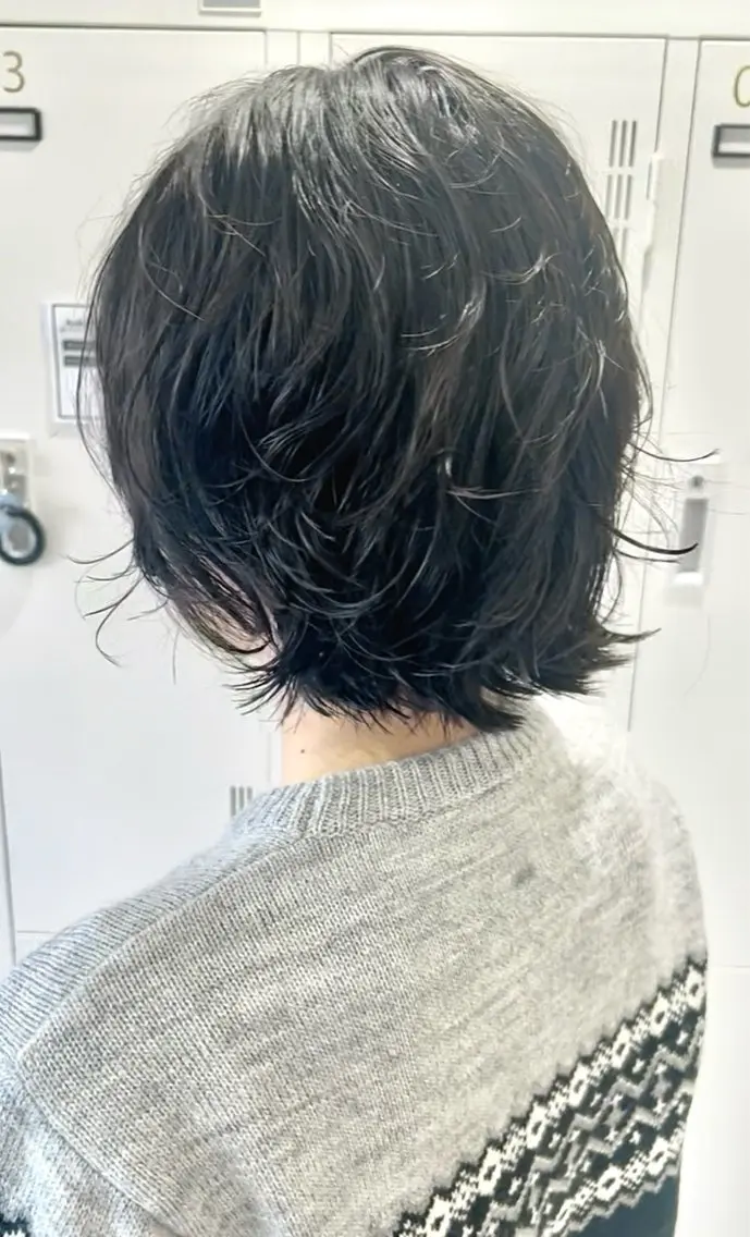 ショート カラー ブルーカラー ブラウンカラー 透明感カラー イルミナカラー 髪質改善 カット ヘアカラー トリートメント 韓国レイヤー🇰🇷 /縮毛矯正/高島奈緒のヘアスタイル