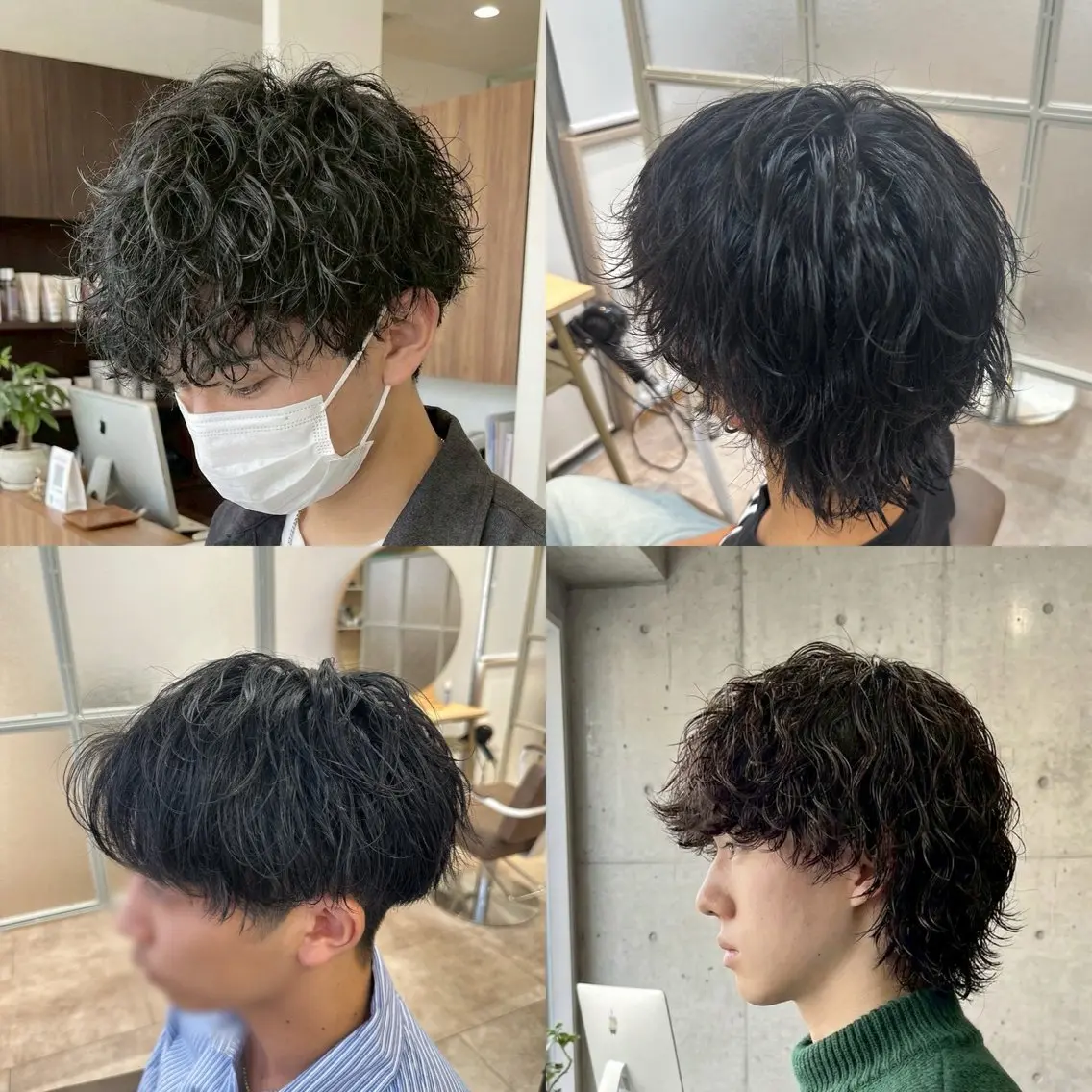 🌀カット＋波巻きパーマ＋トリートメント🌀の写真