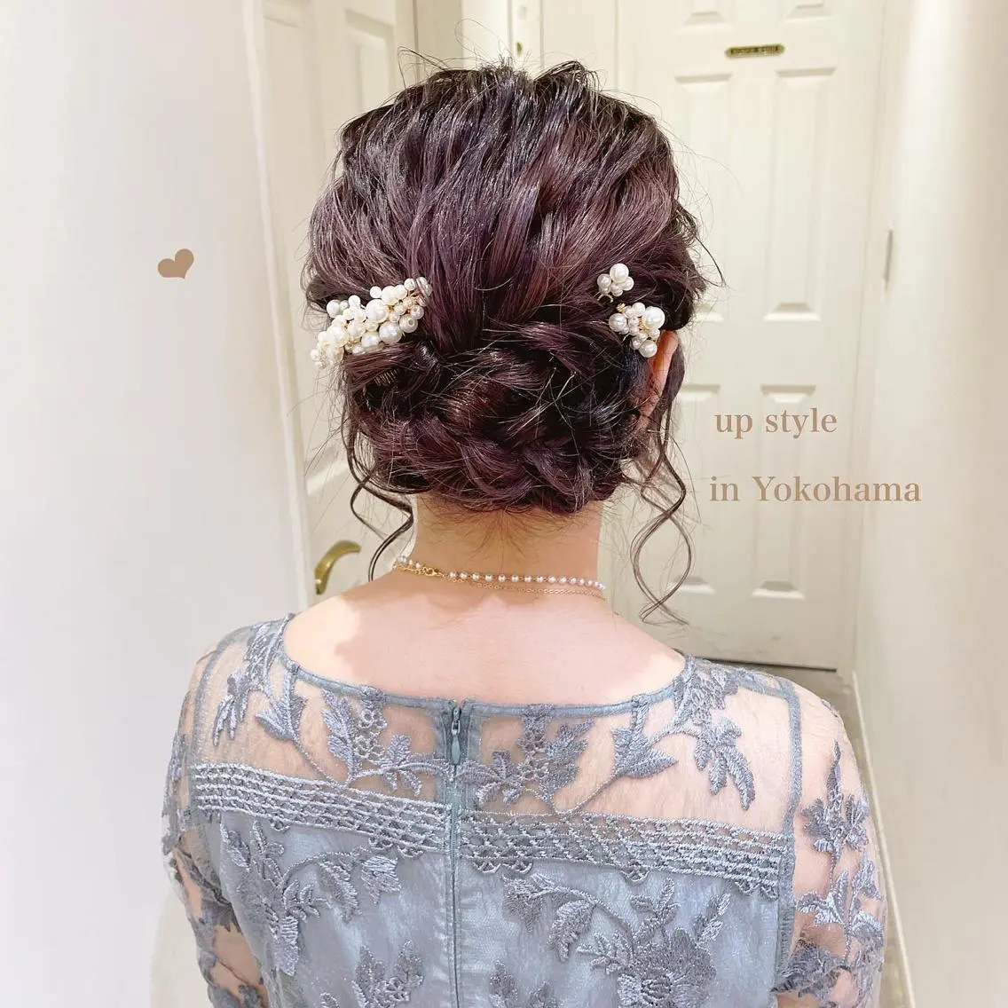 セミロング ヘアアレンジ シールエクステ横浜 🐏☁️miminaのヘアスタイル