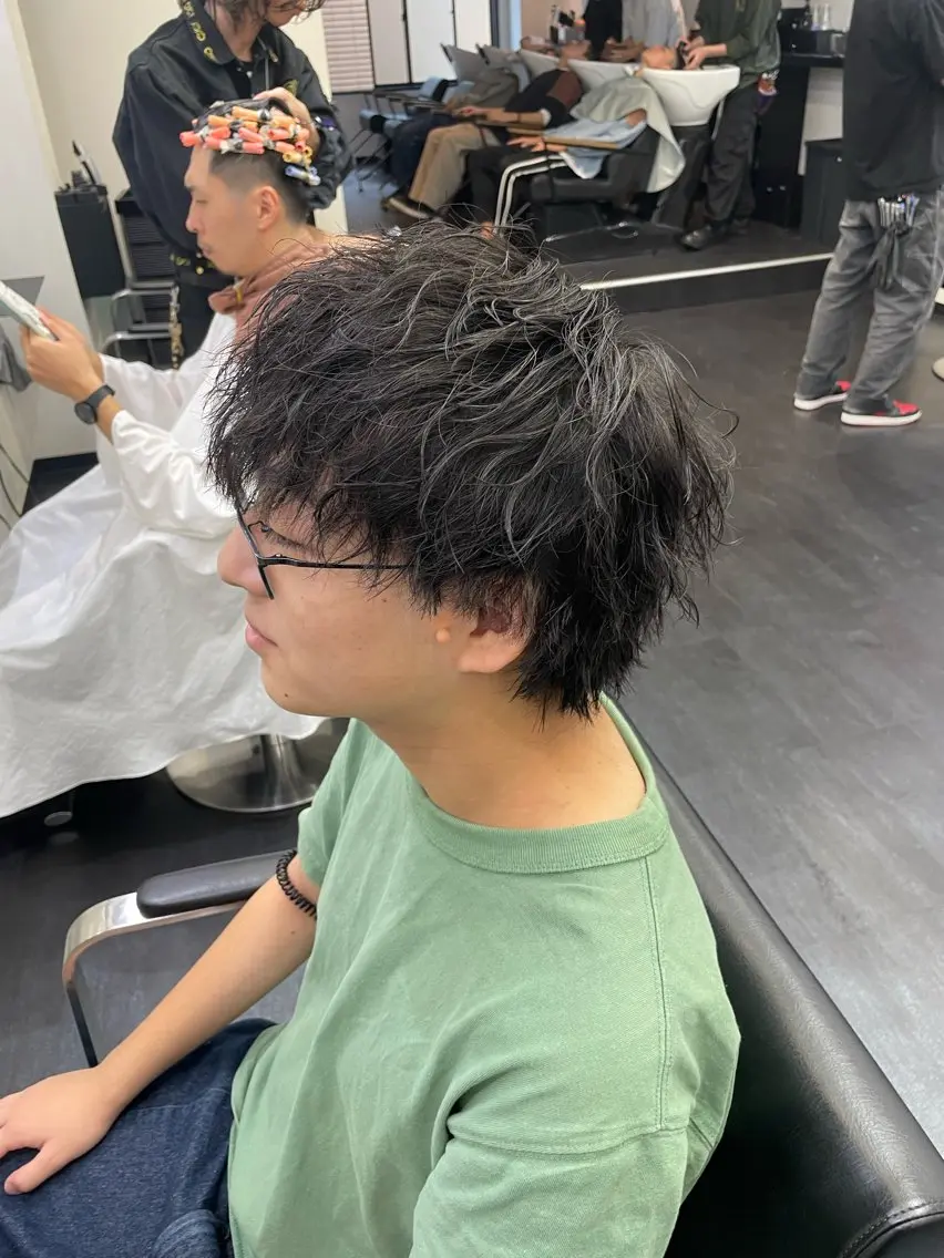パーマ メンズ カット パーマ ✨メンズ特化✨鈴木 遼太のヘアスタイル
