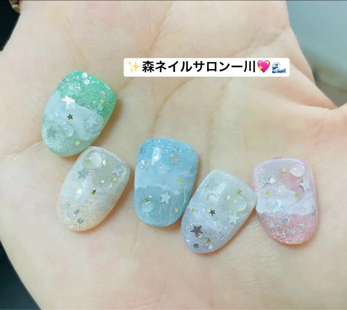 ネイル ハンドネイル フットネイル 森 ネイル サロンのネイルデザイン