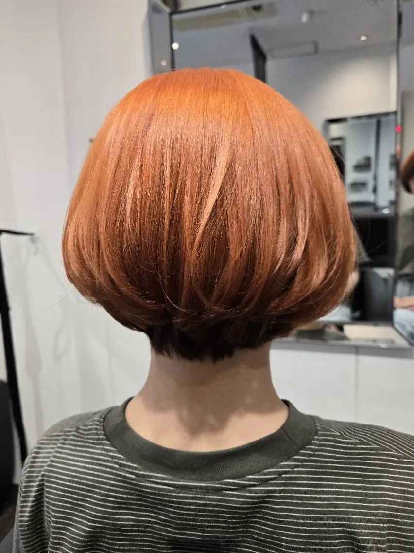ショート カラー カット ヘアカラー LEE HANAのヘアスタイル