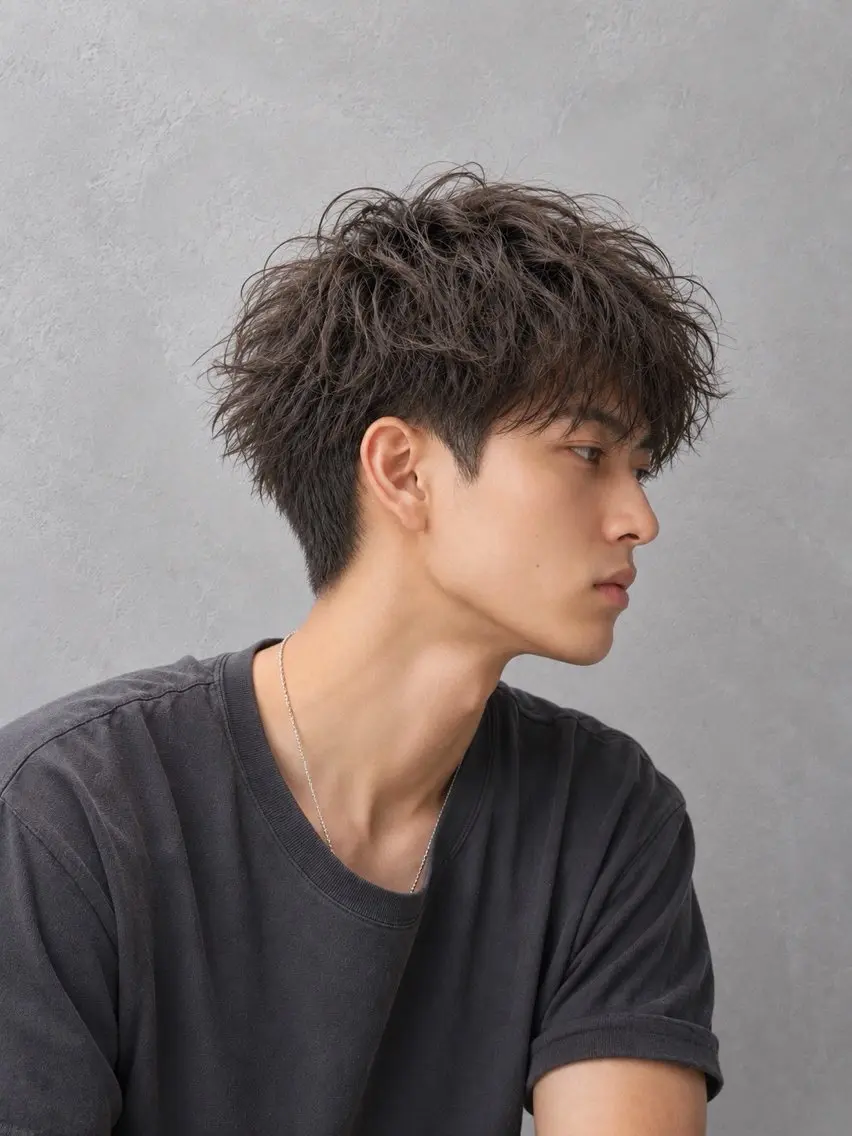 カラー メンズ 透明感カラー✨ 横尾ハルト🔹のヘアスタイル