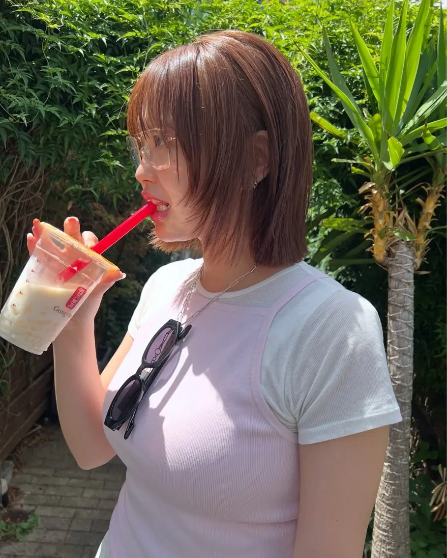 ショート カラー ボブ レイヤーカット カット sakoda shunkiのヘアスタイル