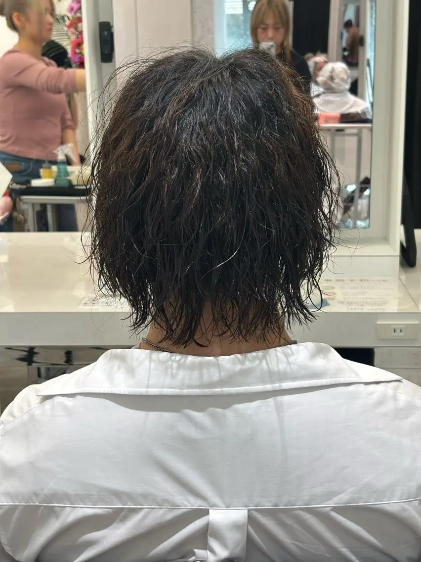 パーマ メンズ 山田 ひかりのヘアスタイル