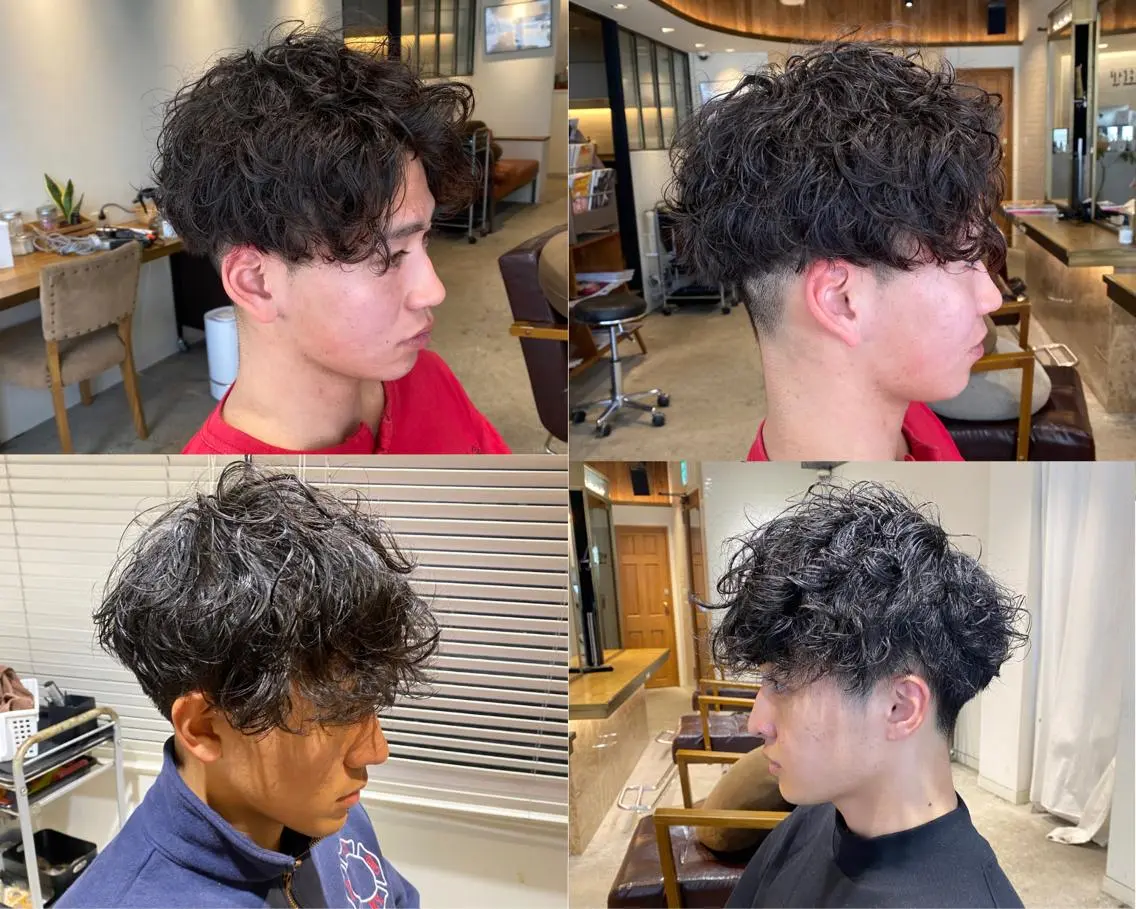 《2人に1人!1番人気》メンズカット+スパシャンプー+眉カット 5500の写真