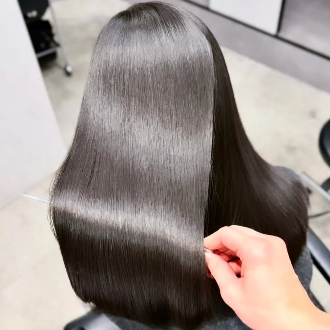 ロング 山口 真季のヘアスタイル