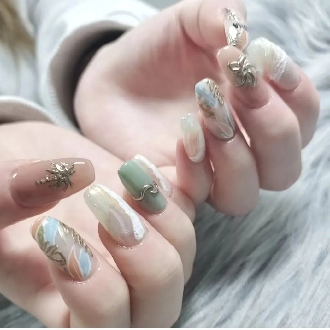 ネイル ハンドネイル Kame_ nail🐢💕のネイルデザイン