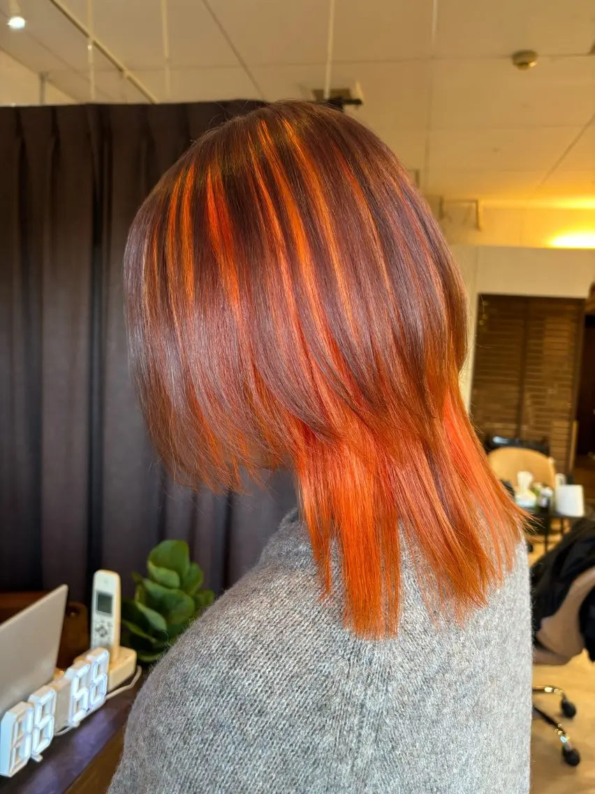 カラー ブリーチ @z（アットゼー） arisaのヘアスタイル