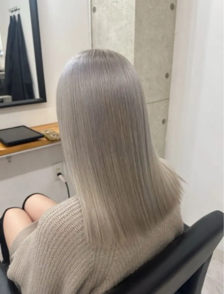 ロング カラー Maia🦋 博多 透明感カラーのヘアスタイル