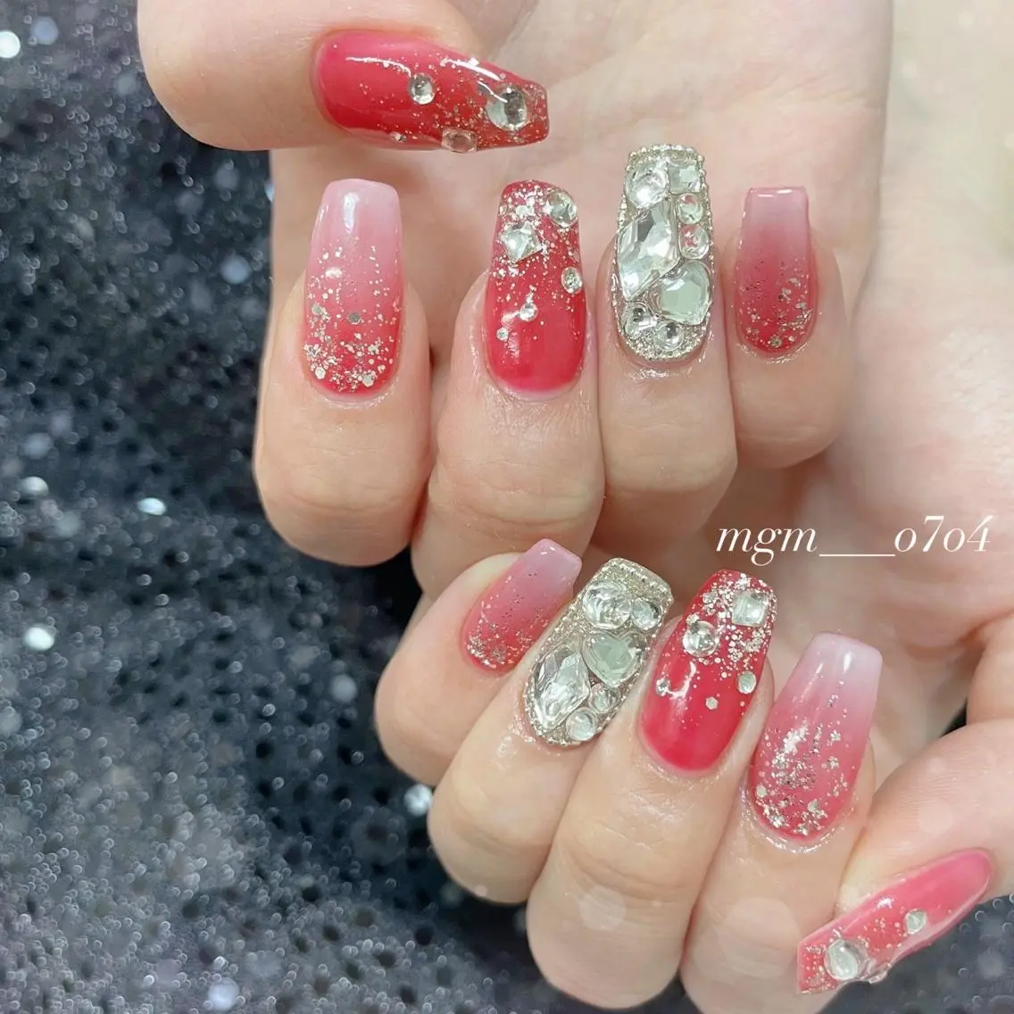 ネイル ハンドネイル ハンドケア MoON...❤︎ MeGuのネイルデザイン