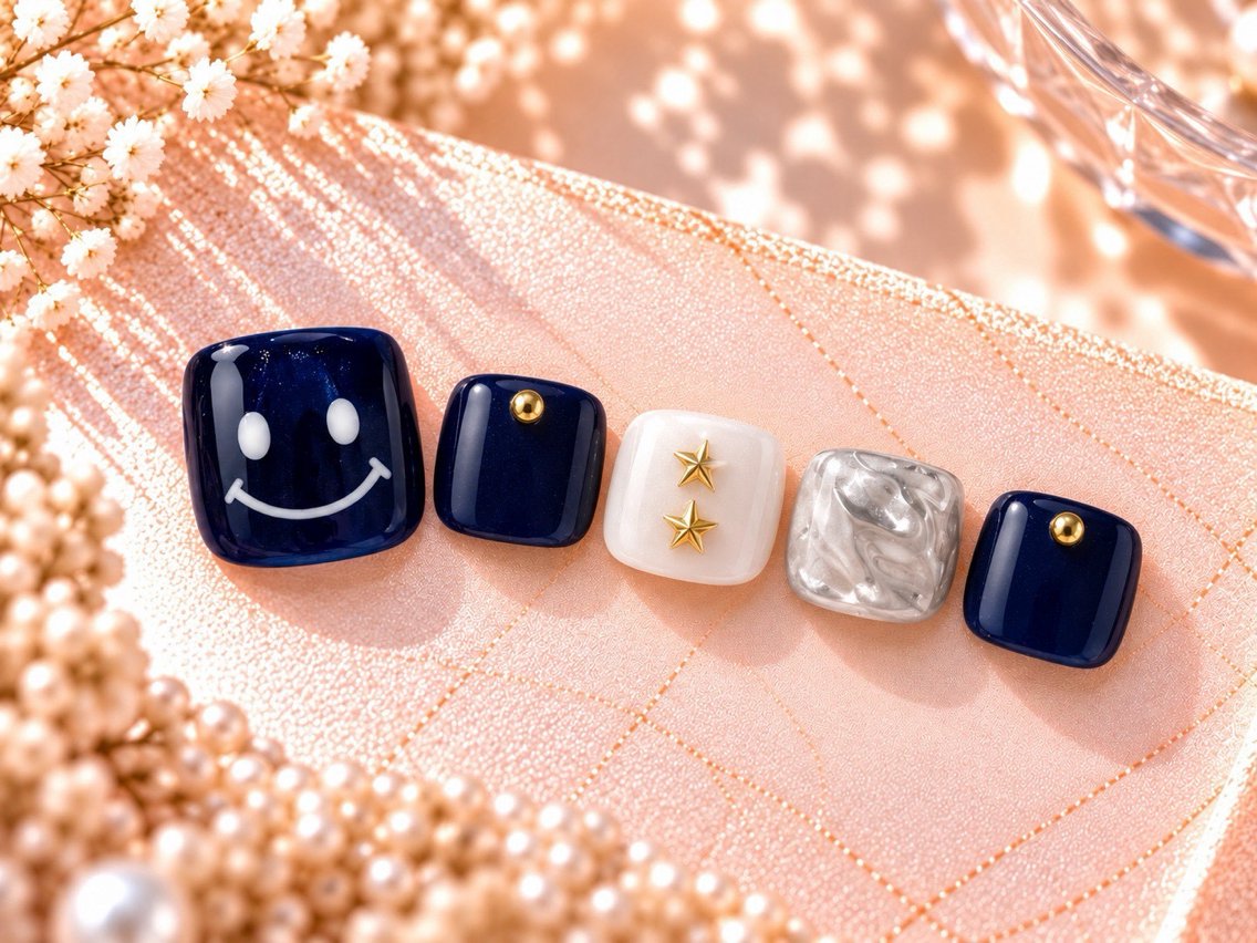 ネイル フットネイル TiaryNail 💎Kのネイルデザイン