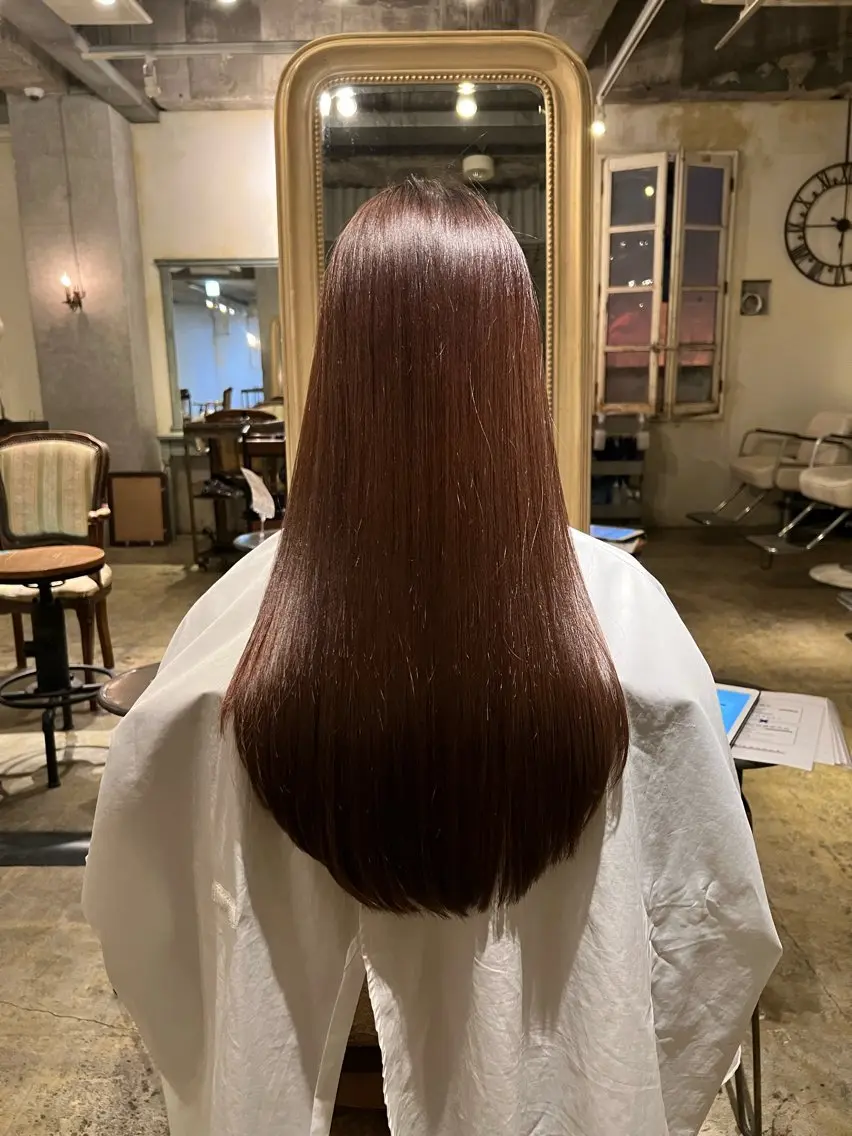 ロング 永山 萌文のヘアスタイル