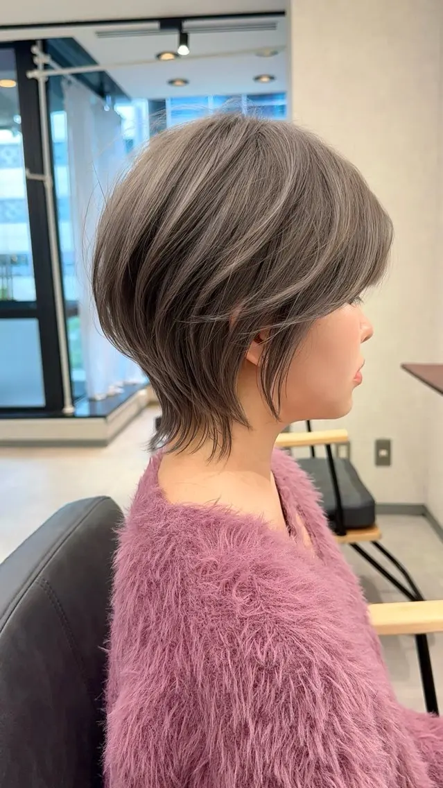 ショート カラー ⭐️銀座/ショート/ 艶カラー/りょうがのヘアスタイル