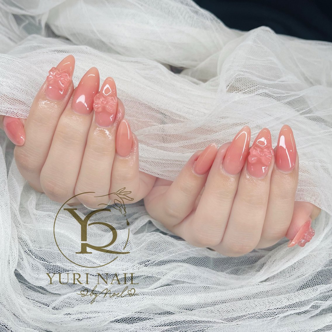 ネイル チークネイル フットネイル フレンチネイル グラデーション キラキラネイル ハンドネイル フットネイル ハンドケア YURI Nail Funabashiのネイルデザイン
