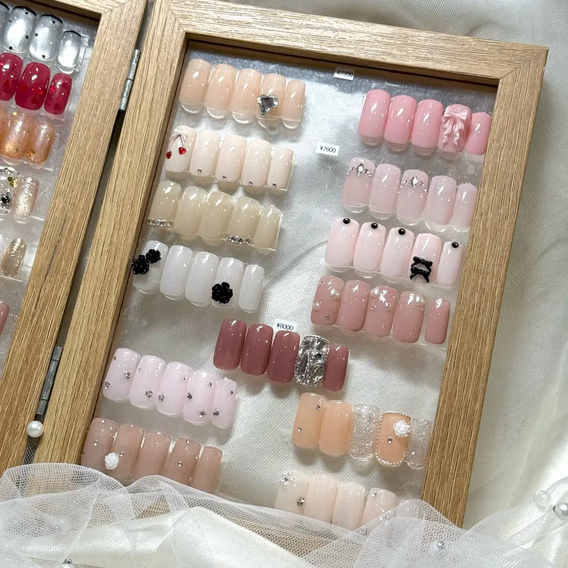 『定額』🎀ワンホンデザイン🎀 オフありorオフ無し 6700円〜(デザインによりお値段変わります)の写真