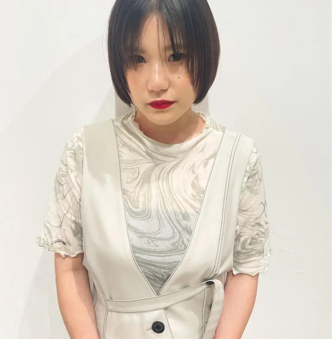 ショート カット ヘアカラー トリートメント minatsu 東京の技術を京都でのヘアスタイル