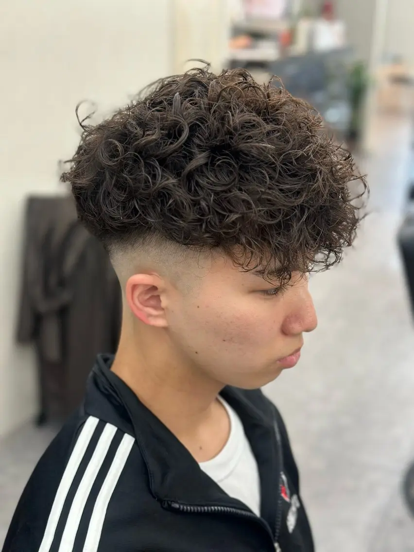 パーマ メンズ メッシュパーマ支持率 ◎大宮/隼也のヘアスタイル