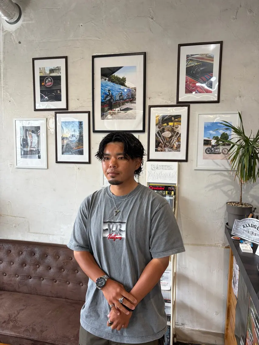 パーマ メンズ カット パーマ SANDGATE shionのヘアスタイル