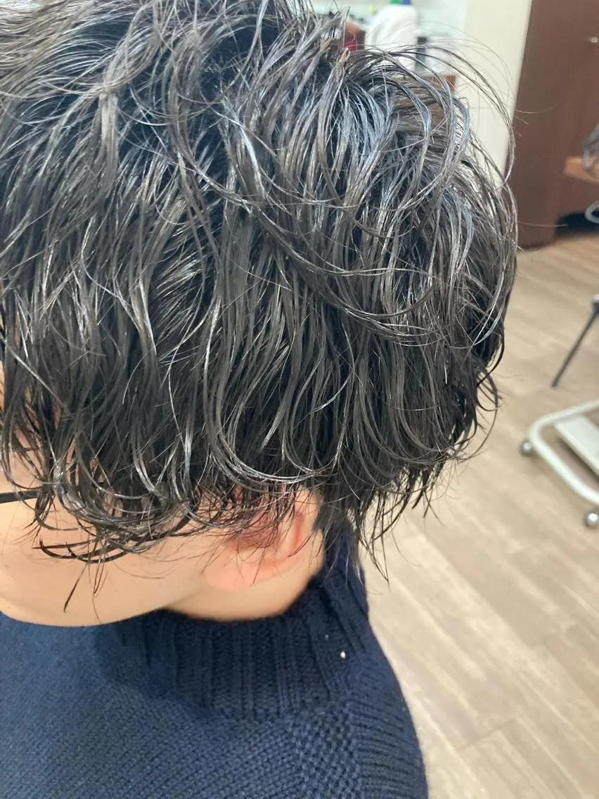 カット+パーマ+炭酸頭浴«メンズ限定»の写真