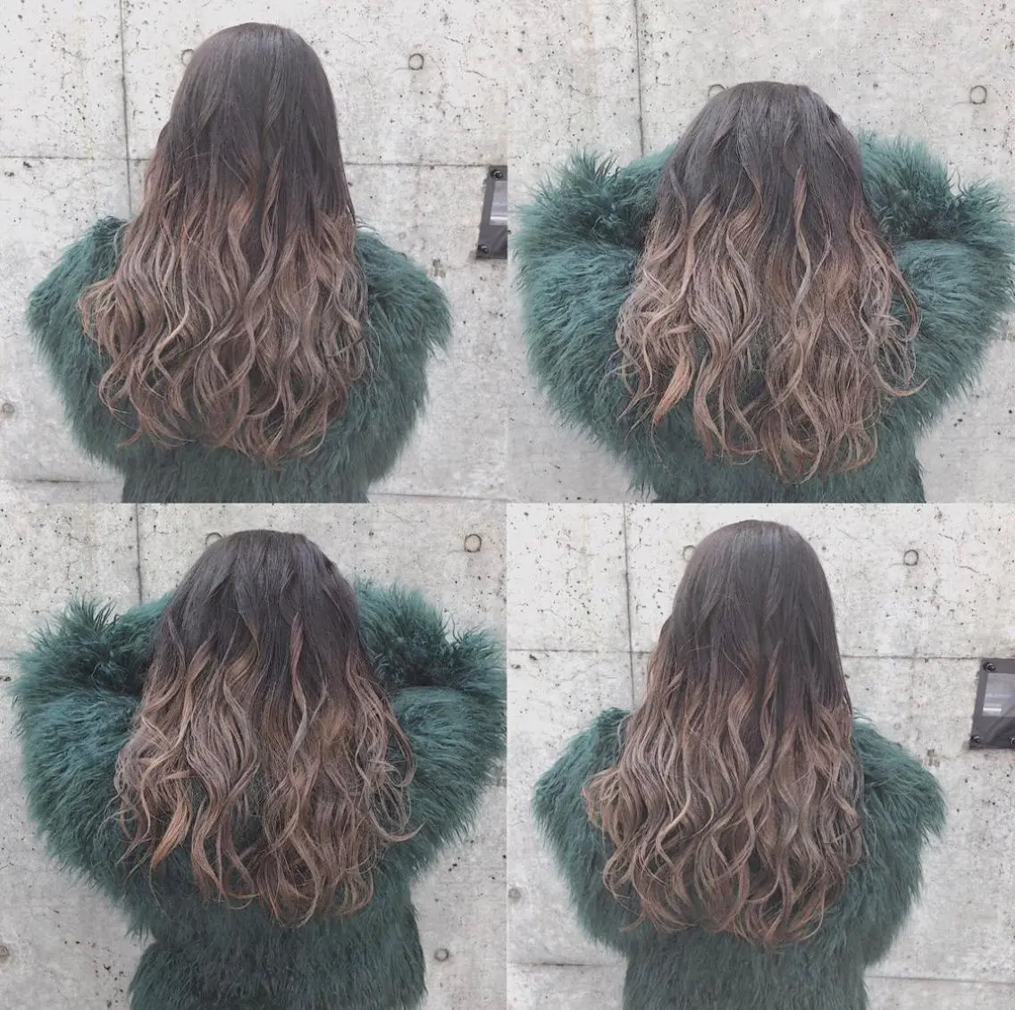 ロング カラー ヘアアレンジ アッシュ アッシュグレー ベージュカラー 黒髪 ブリーチ メンズスタイル ly本厚木のヘアスタイル