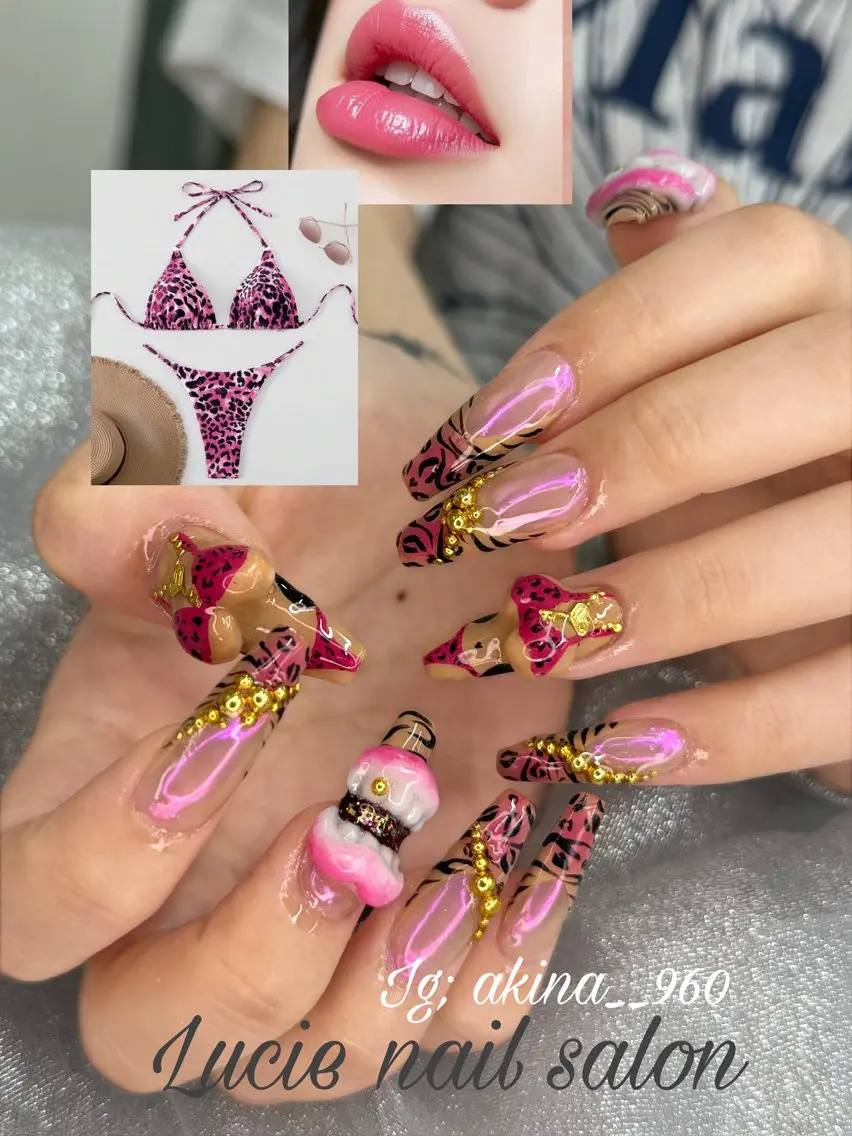 ネイル フットネイル 氷ネイル・うるうるネイル マットネイル ニュアンスネイル リボン ハンドネイル Akina Nailのネイルデザイン