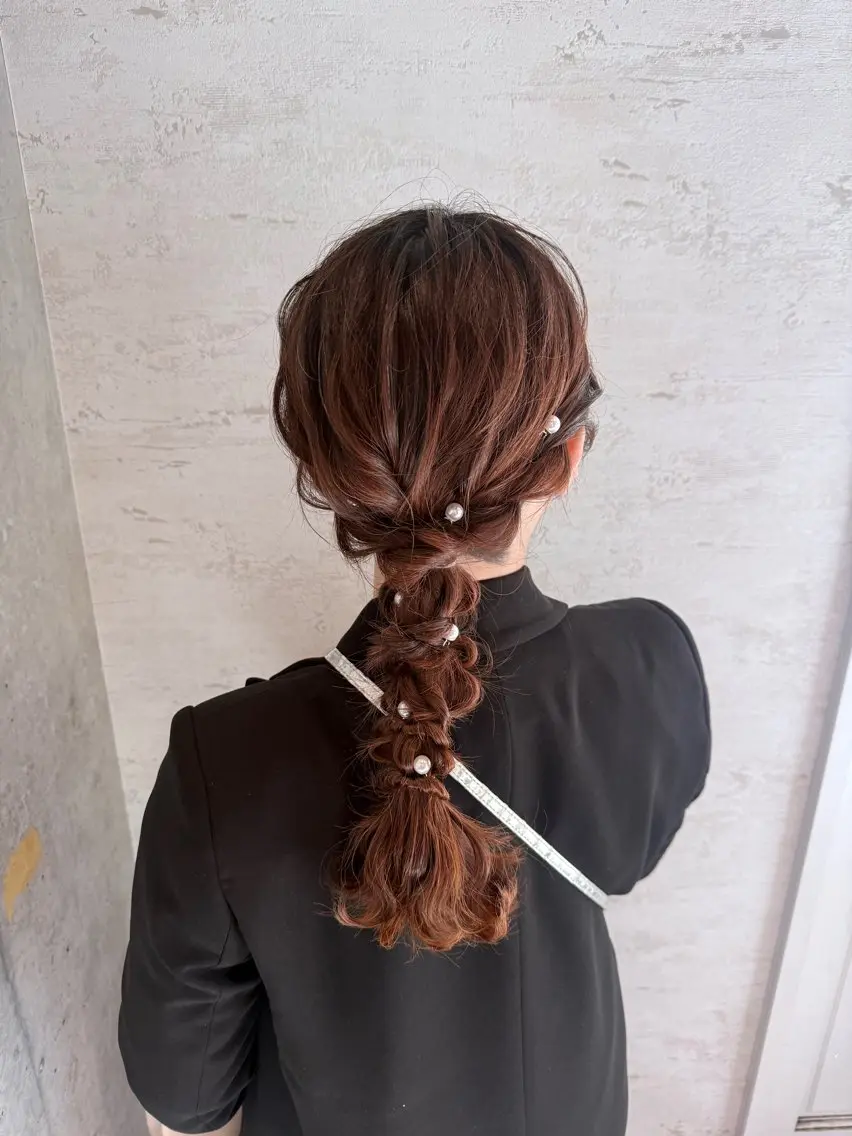 ヘアアレンジ ヘアセット 🎀ヘアセット/艶髪 /はやしほのか🎀のヘアスタイル