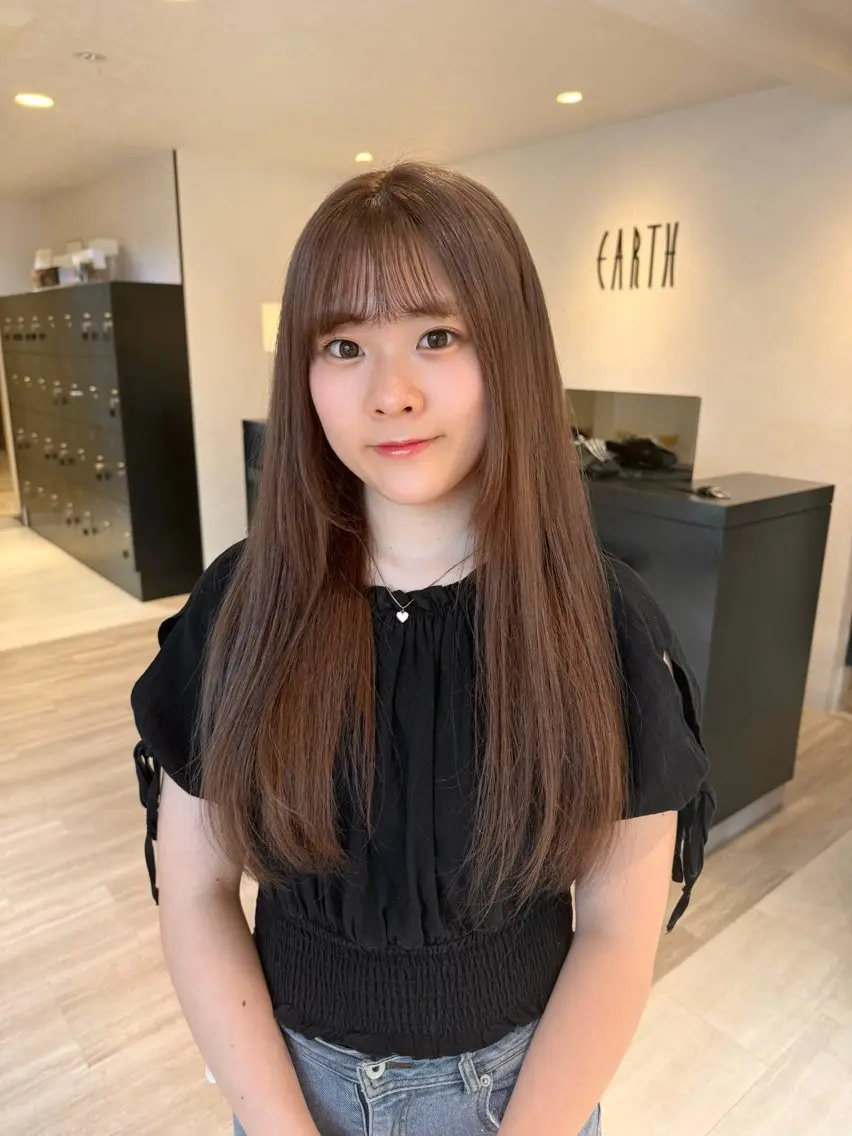 ロング カラー ヘアカラー 🍯透明感カラー MANA🍯のヘアスタイル